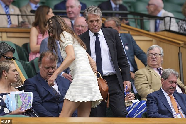 The couple took their seats in the iconic royal box