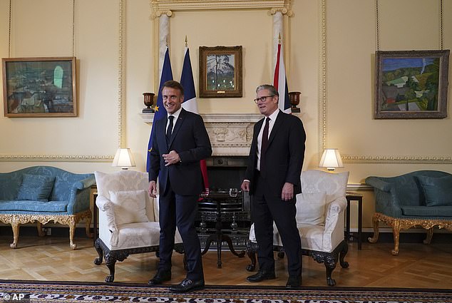 Inside No10 ahead of their talks Sir Keir Starmer said the cross-Channel relationship between the UK and France is as 'strong as its ever been', after the King last night described it as the 'entente amicable' at a banquet.