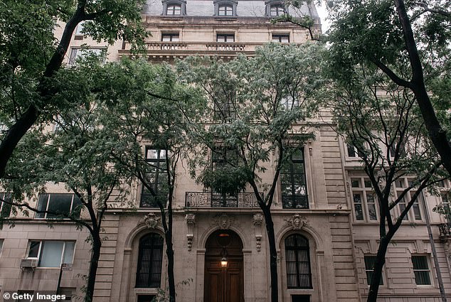 The pedophile was reported to have surveillance systems at his homes in New York (pictured) and Palm Beach that may contain evidence of his crimes