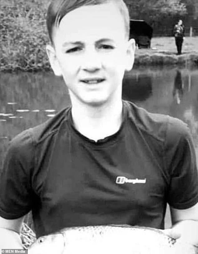 The chaotic chase ended in a collision which killed 16-year-old Dean Barnes (pictured), who was riding as a pillion passenger on one of the stolen bikes