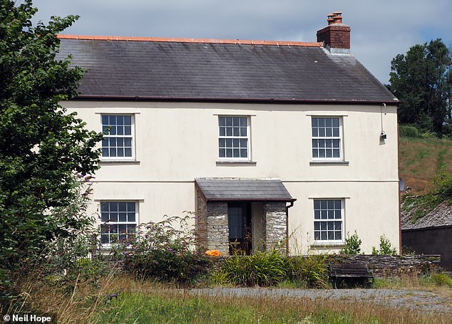 Mr Cole is understood to have invited them to live in an historic farmhouse that he owns in the countryside near Lostwithiel in Cornwall (pictured)
