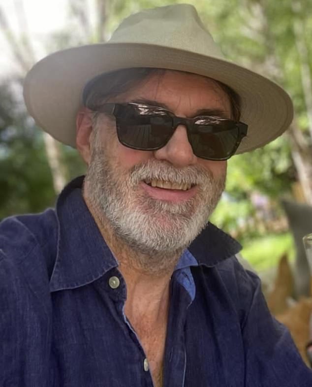 Mr Cole (pictured) who was at the farmhouse property this week, declined to discuss the couple - real names Sally and Tim Walker