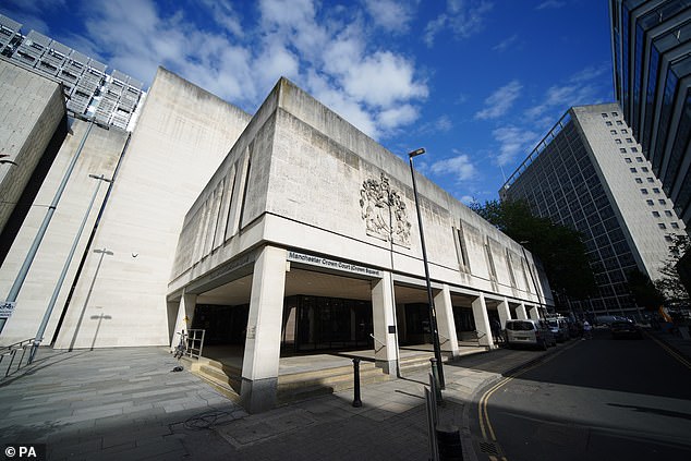 Eleven contractors appeared at Manchester Crown Court charged with theft