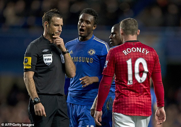 He was accused of making comments to two Chelsea players in a game against Man United