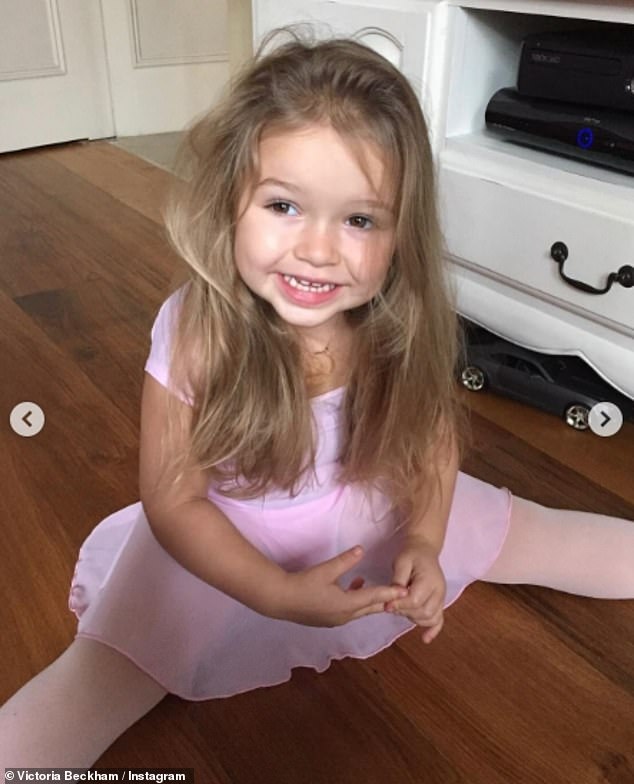Victoria took to Instagram and shared several snaps of her youngest child taken over the years