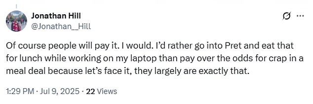 A smaller number of people took to social media to defend the pricing of the 'premium' product