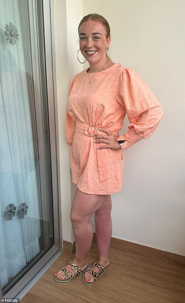 By the end of the year, Vanessa had lost an incredible six and a half stones and dropped to a dress size 10