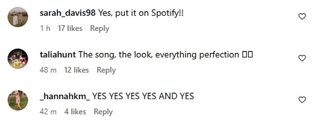 And as well as calling for the song's release, JoJo's fans couldn't help but also praise her sophisticated new look