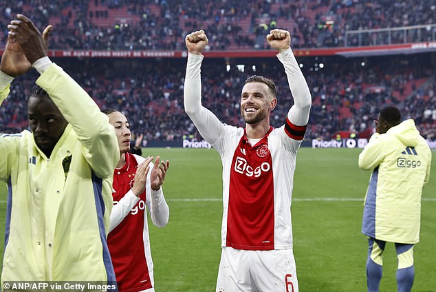 Henderson played 57 times for the Dutch giants after joining from Al-Ettifaq in January 2024
