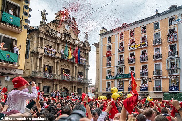 Hotel prices this year have shot up in the city - but occupancy is still at 90 per cent for the event, says the Pamplona Hotel Association