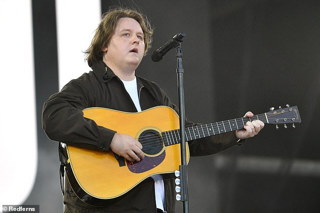 In an emotional update, Lewis revealed he would not be adding any further dates 'for now' so as not to push himself too far following his return to the stage (Seen in June)