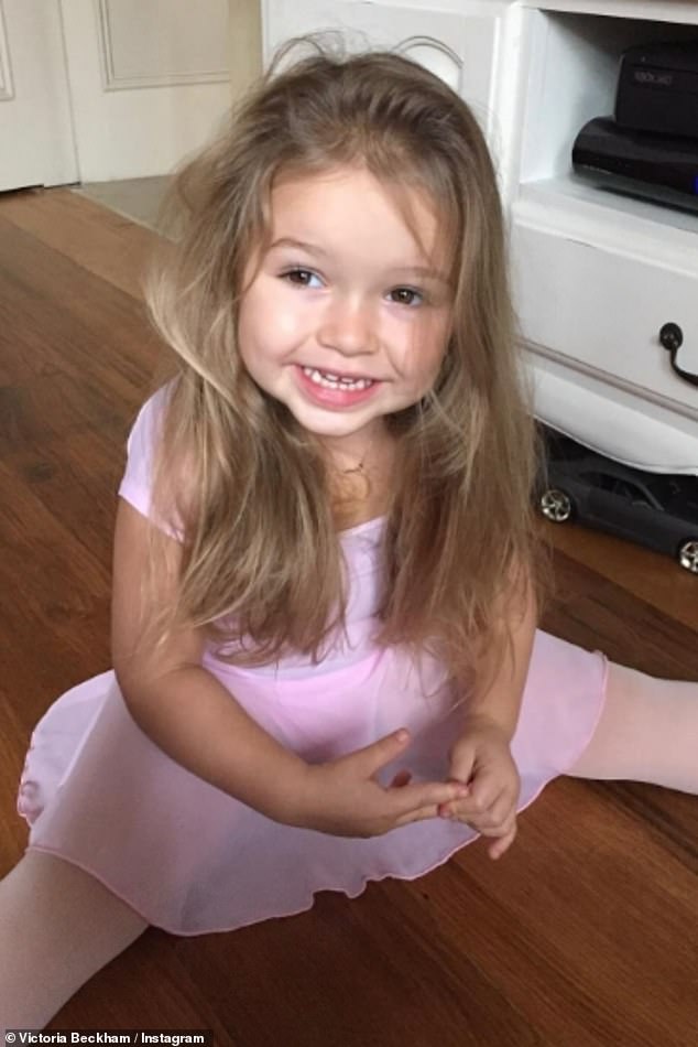 Victoria took to Instagram and shared several snaps of her youngest child taken over the years