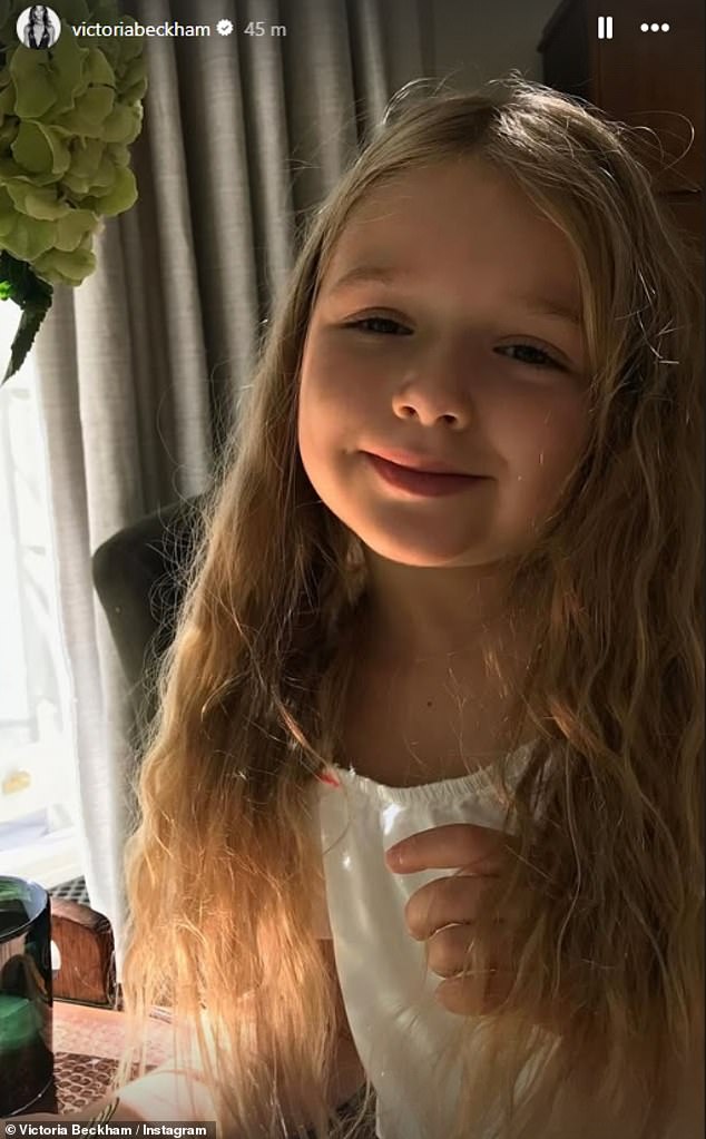 Harper, who was born on July 10, 2011, is the Beckham couple's youngest child