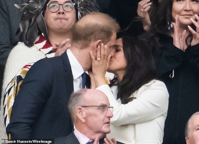 One fan, who started watching when the programme was added to Netflix in June 2023, said they thought it must be series six, released from July 2016 to March 2017. Pictured: Harry and Meghan at the 2025 Invictus Games opening ceremony in February this year