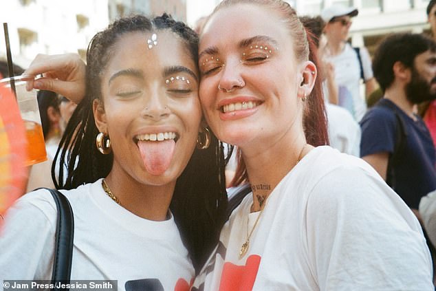 Jessica (right), 29, and India, 24, hit it off on clip-sharing site TikTok. Before long they were chatting regularly on FaceTime