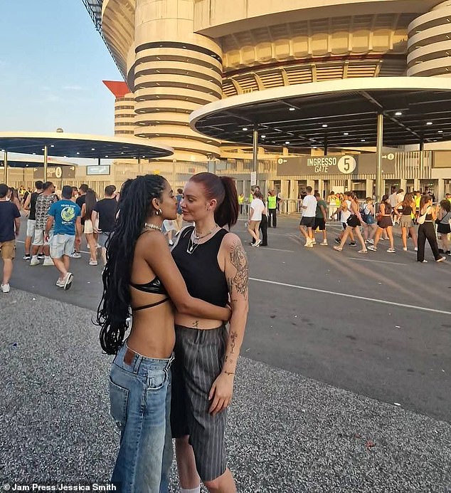 The two young women even danced the night away at a rave
