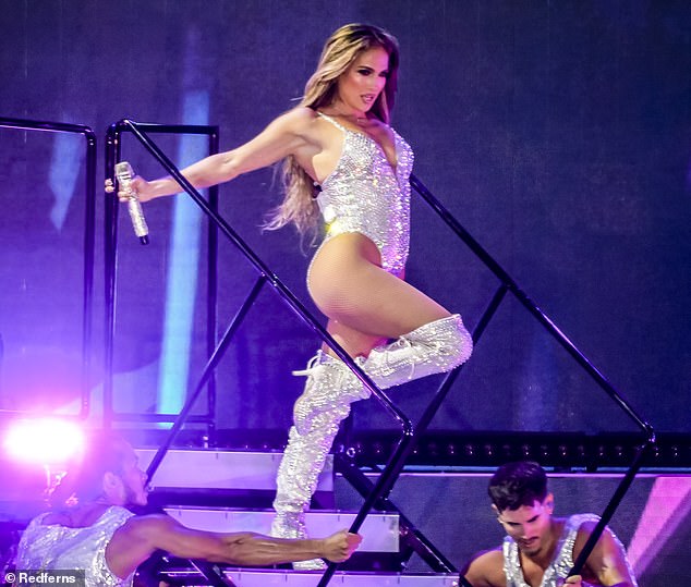 'This is a song that is a new song that I want to sing for the first time tonight that came to me when I was up all night one night,' Jennifer told the crowd per footage shared to social media. 'Shall we sing this one for the people?'