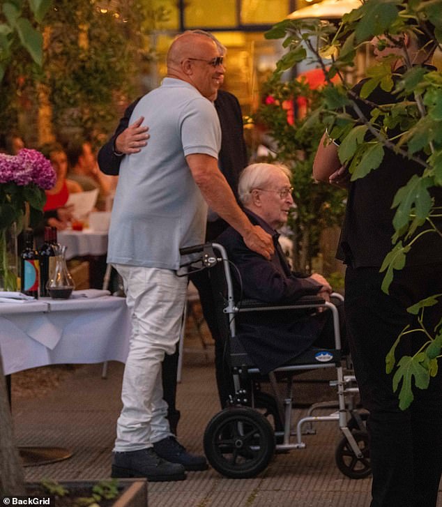 It was an early birthday celebration for Vin who turns 58-years-old next week