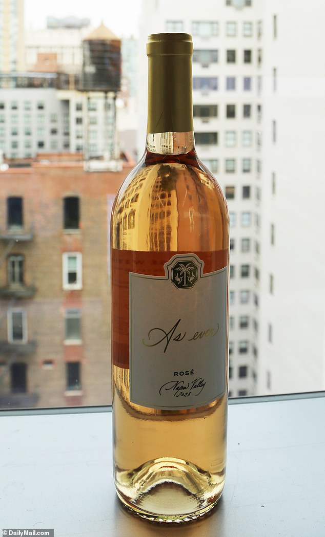 Last month, Daily Mail exclusively revealed that the alcoholic beverage is made by Fairwinds Estate, a California winery that creates bespoke wines for celebrities, as they've now added Meghan to their list of clients