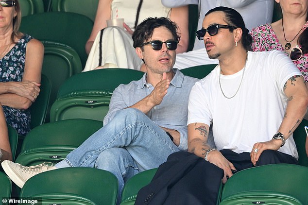 Casey was seen at the event alongside Andrei Gillott instead of his brother Ben, as he cut a casual display for the outing as he wore a pair of light blue jeans