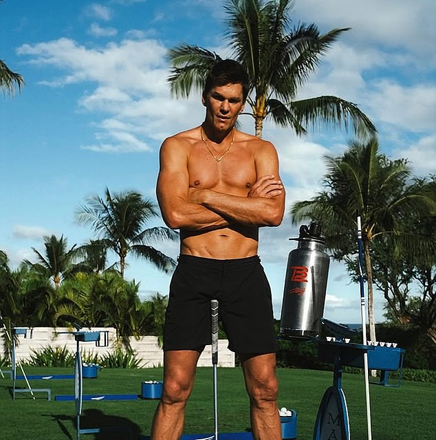 Brady has been retired for three years but has still kept himself in incredible shape
