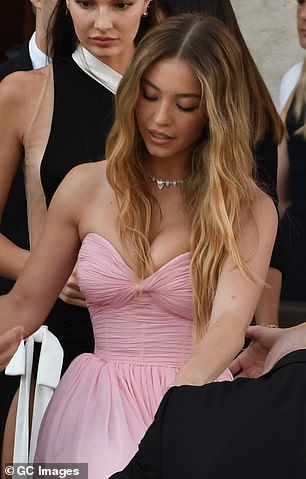 Sydney pictured arriving to the ceremony on June 27