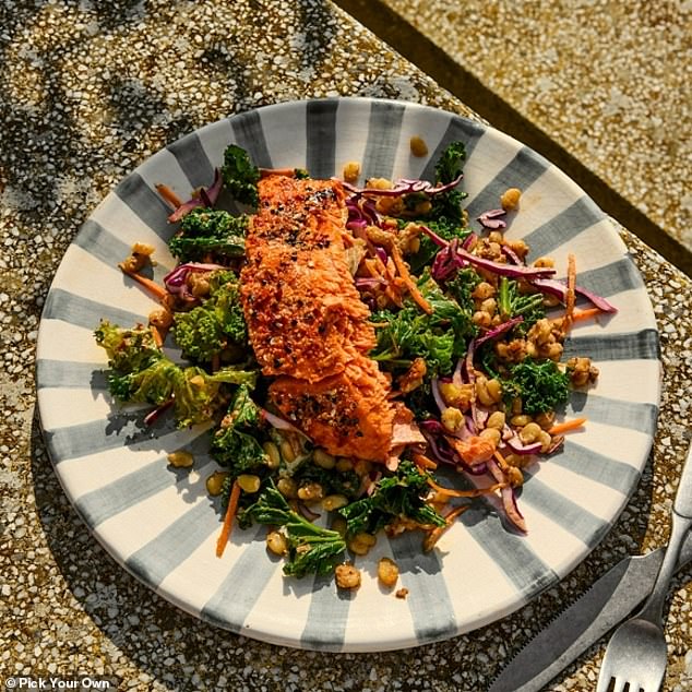 The regular Salmon Crunch Salad from Pick Your Own costs £12.45 and upgrading to a large costs £13.95, almost putting the company on par with Bibi's