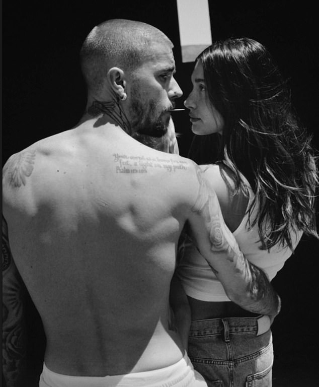 Justin also posted several shots without Jack as he and Hailey showed off their romantic chemistry for the camera