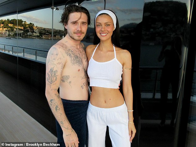 Sources close to the family previously told MailOnline of their fears that Brooklyn and his wife Nicola Peltz have also distanced themselves from Harper