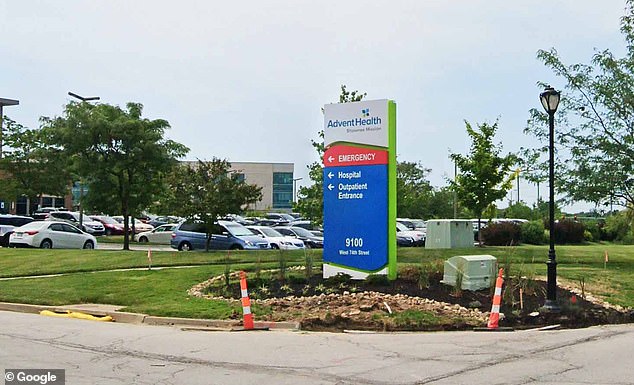 Advent Shawnee Mission Medical Center (pictured) 'denied everything' during the litigation, Yates' lawyers told Daily Mail