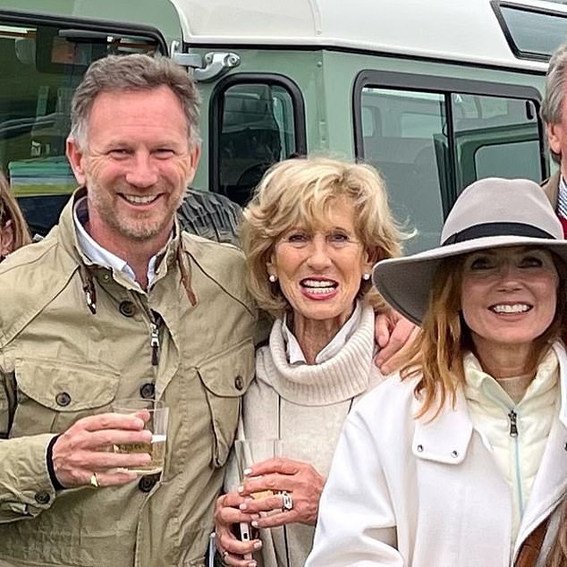 After Geri and Christian got engaged, his mother Sara told a journalist that she and her husband were outraged by their son's behaviour and would not be attending the wedding