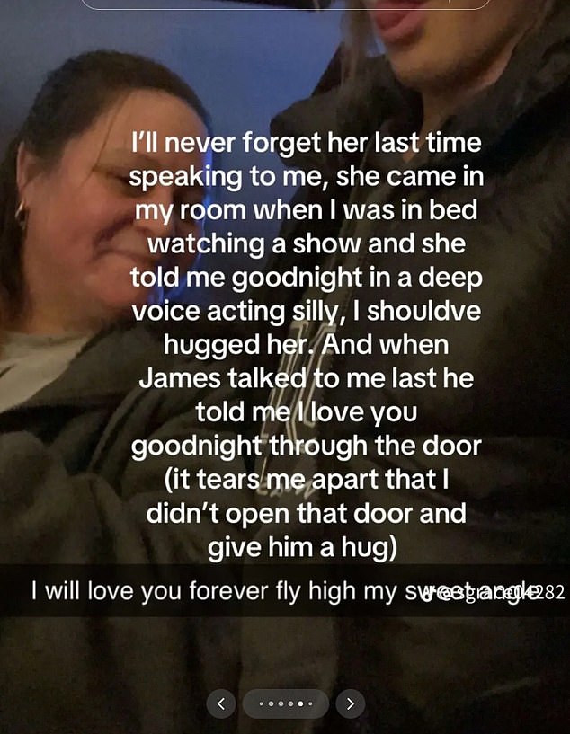 She portrayed herself as heartbroken over her mom's loss in various TikToks, including one in which she spoke about the 'last time' she spoke to her