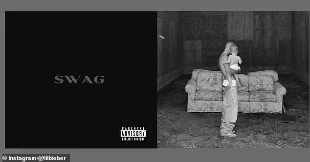 Bieber didn't clarify in advance which image was meant to be his album cover, though a simple black box with 'SWAG' was the final image