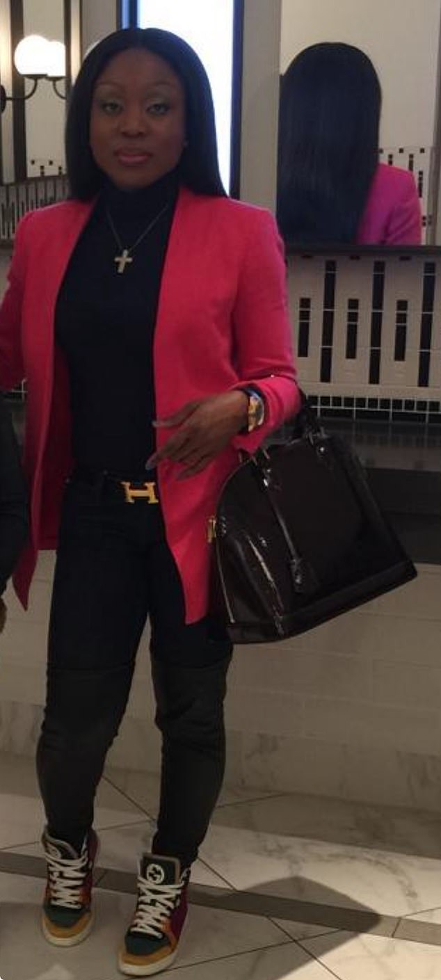 The court heard how Mr Ogunkanmi, who lives in Dubai but travels regularly for work, met Ms Chia (pictured) in a London nightclub in 2015