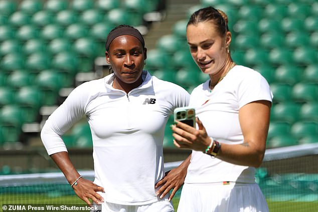 But Sabalenka was keen the manage her sadness in light of the backlash she received after losing to Coco Gauff in Paris