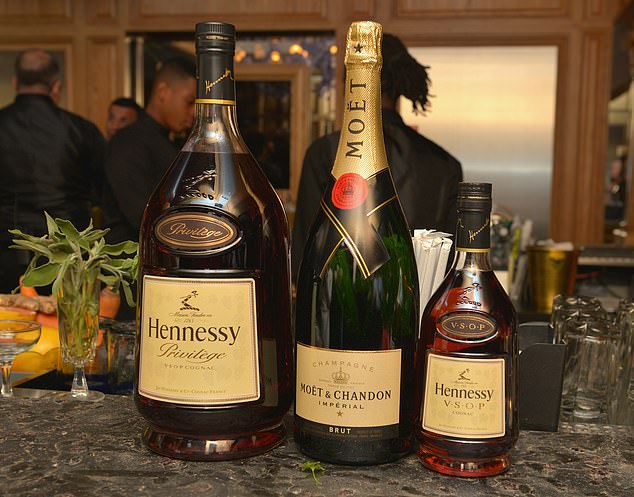 Moët Hennessy is the wine and spirits arm of LVMH (File image of Moët Hennessy products)