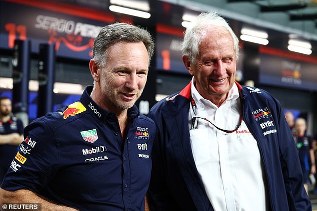 The former F1 supremo is known to be a close friend of Horner's, even attending his wedding