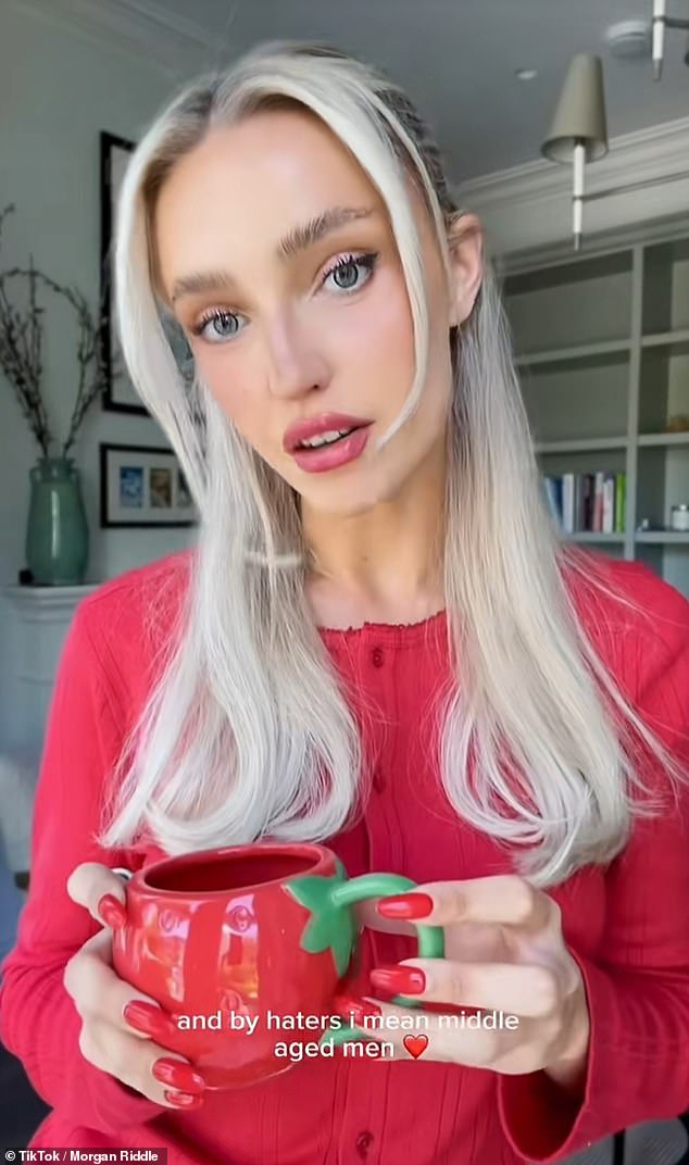 Morgan has thousands of followers on TikTok