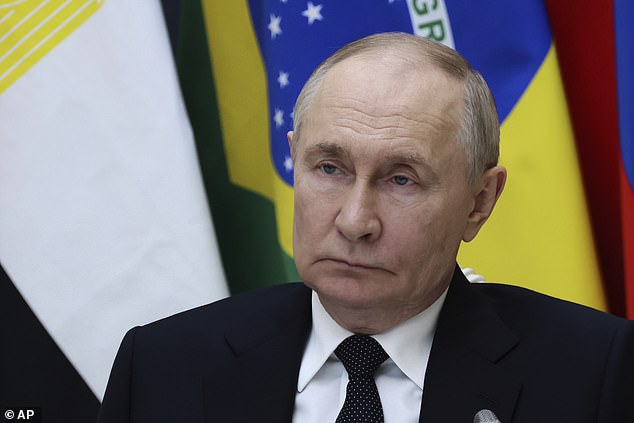 Putin's relationship with Mr Trump appears to have soured in recent months (file image)