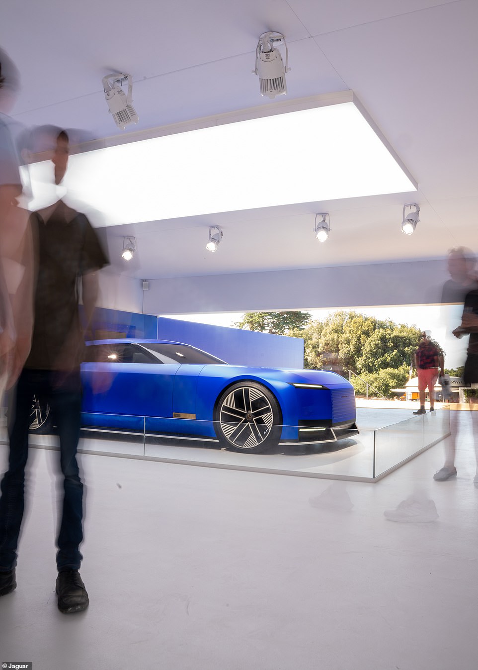 The boutique showrooms in which Jaguar's future EV's will be sold will adopt a designer shopping experience - think induvial appointments with champagne and amuse-bouche