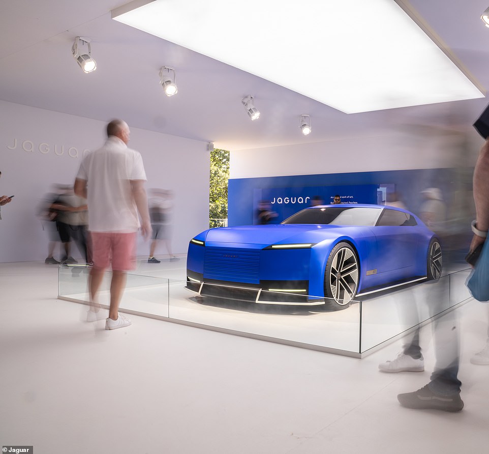Petrolheads visiting Goodwood's Festival of Speed on Thursday were the first to have the opportunity to view the Type 00 in the flesh