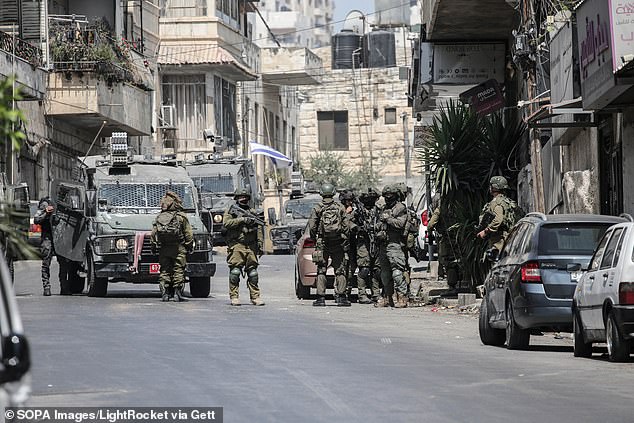 Nablus is in the West Bank, which is considered occupied territory by the UK and United Nations