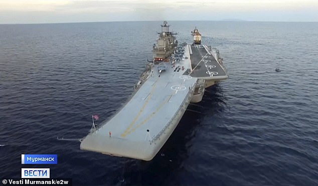 Putin's 'Ship of Shame' is languishing in dock in grim Arctic port Murmansk, and has played no role in the war against Ukraine