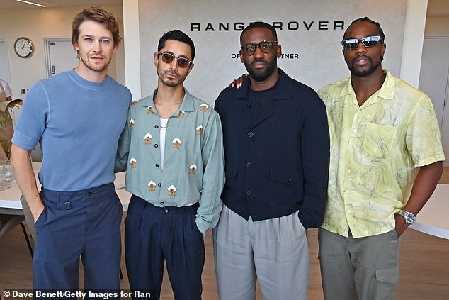Joe Alwyn, Riz Ahmed, Bashy aka Ashley Thomas and Tosin Cole (pictured L-R)