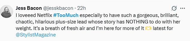 And since the show aired on the streaming platform, viewers have taken to social media to hail the series as 'incredible'