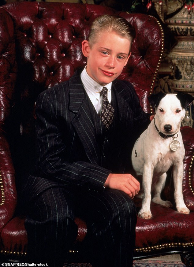 Culkin became famous as a child star for hit movies including the 1990 classic Home Alone and 1994's Richie Rich (pictured)