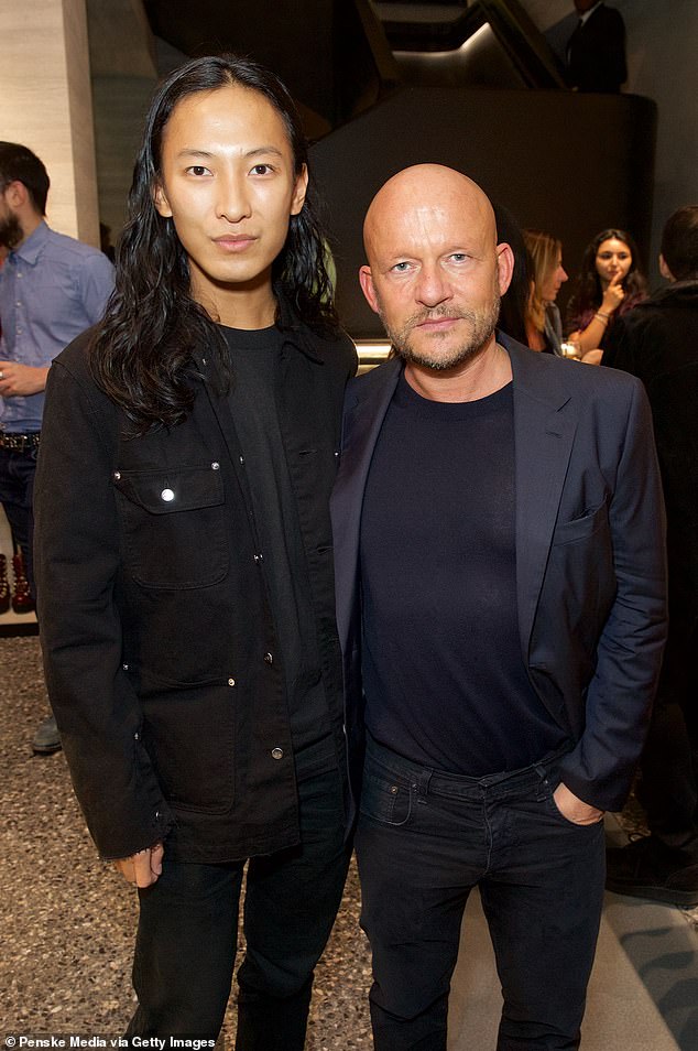According to property listings, the home featured ultra-luxe custom interiors in the kitchen and bathrooms designed by renowned architect Vincent Van Duysen; pictured with Alexander Wang
