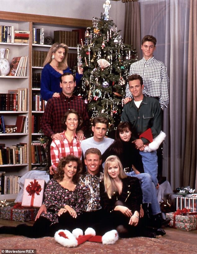 The rarely glimpsed actor is 70-year-old James Eckhouse. Eckhouse was part of the primary cast of Beverly Hills, 90210 from its pilot episode up through its fifth season