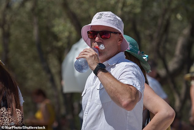 The Acropolis was closed from 1-5pm on Tuesday as temperatures soared to 38 degrees in Athens