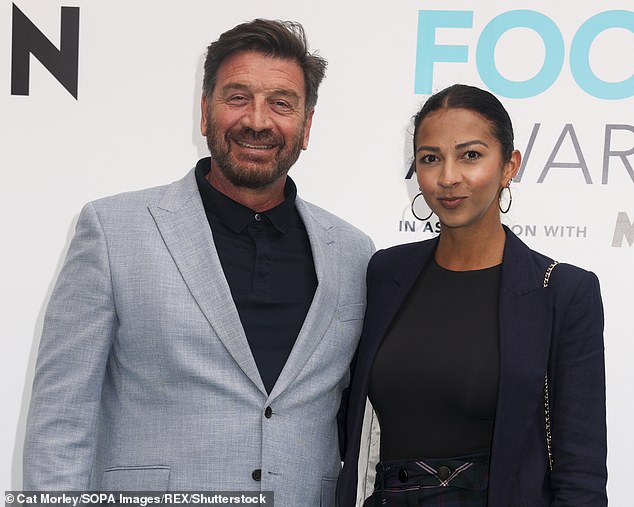 The mother-of-two opened up about living through almost unbearable pain which left her 'vomiting, curled up in bed and missing out on life' after being diagnosed with pcos, endometriosis and adenomyosis (pictured with Nick in May 2024)